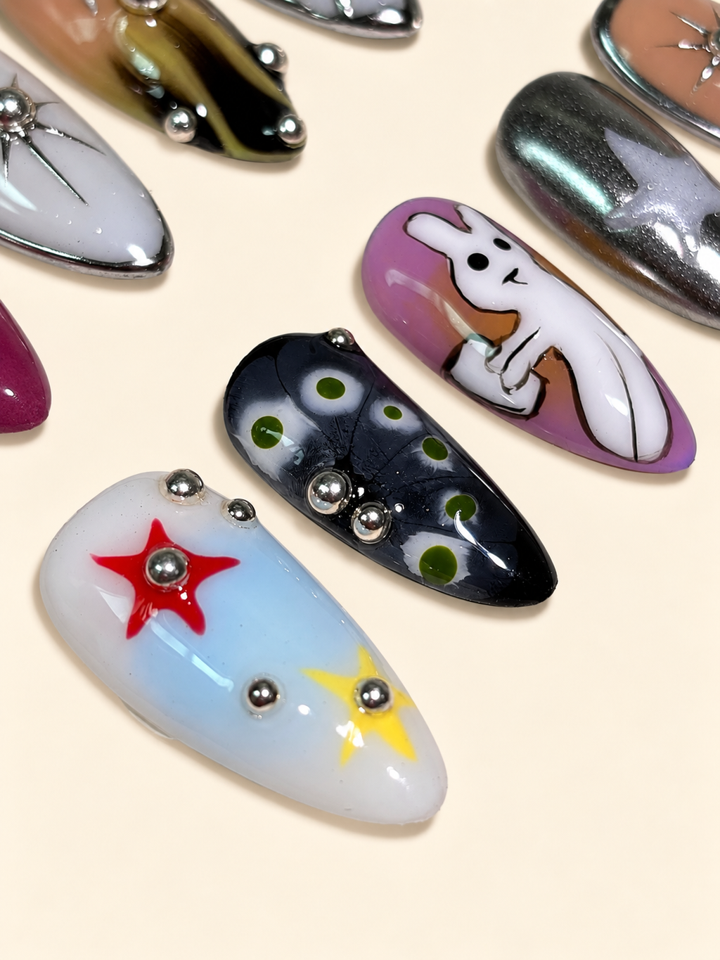 Rebel Bunny | Handmade Press-On Nails