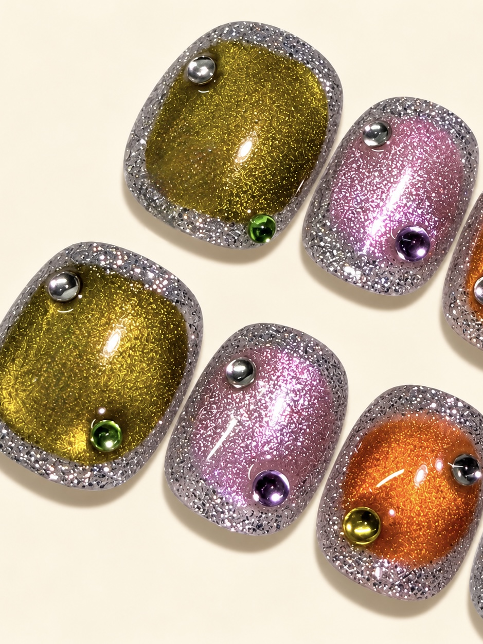 Candy Galaxy | Handmade Press-On Nails