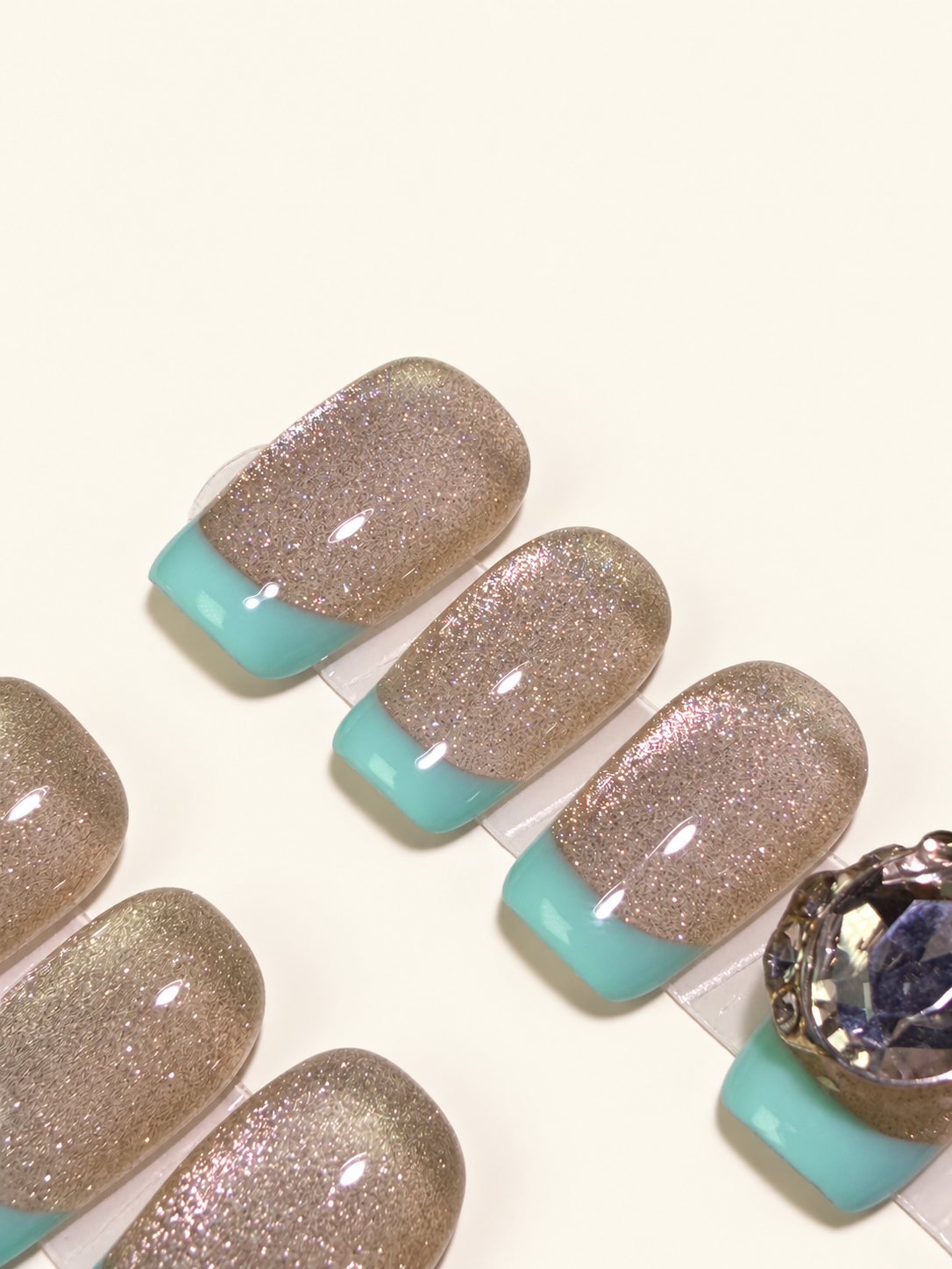 Tiffany Afternoon Tea Handmade Press-On Nails